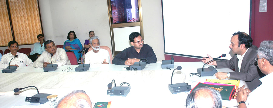 STTI, ગાંધીનગર ખાતે કમિશ્નરશ્રી સાથે મિટીંગ