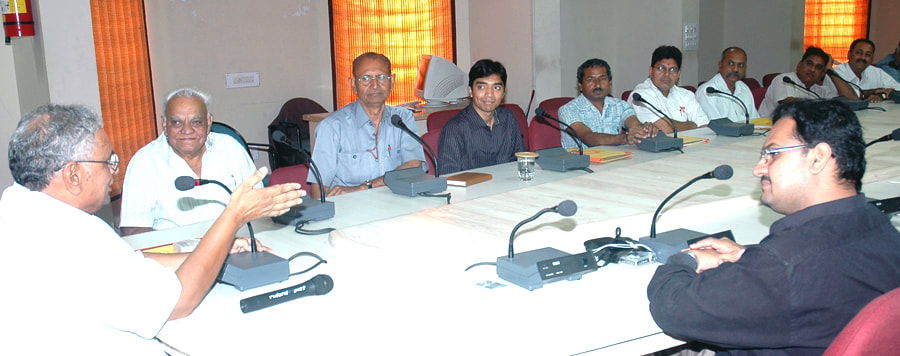 STTI, ગાંધીનગર ખાતે કમિશ્નરશ્રી સાથે મિટીંગ